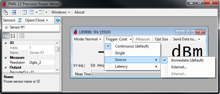 LB5900-Series-Power-Sensor-PMA-12-Trigger-Menu